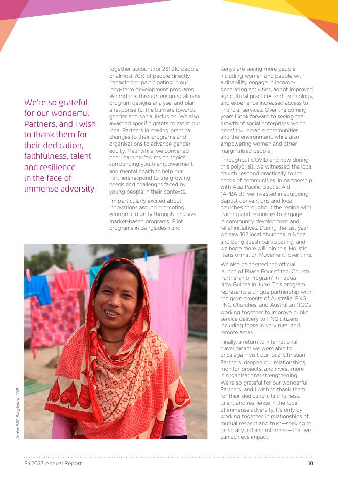 浸信会世界援助（Baptist World Aid）：2023年年度报告（英文版）_第10页