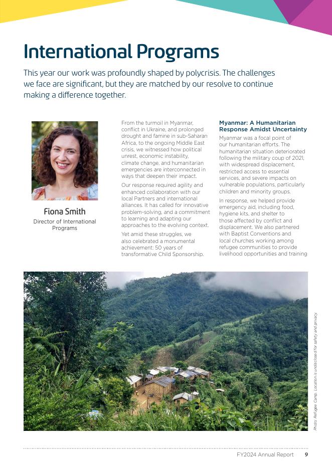 浸信会世界援助（Baptist World Aid）：2024年年度报告（英文版）_第9页