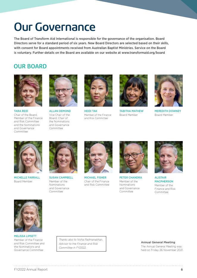 浸信会世界援助（Baptist World Aid）：2022年年度报告（英文版）_第6页