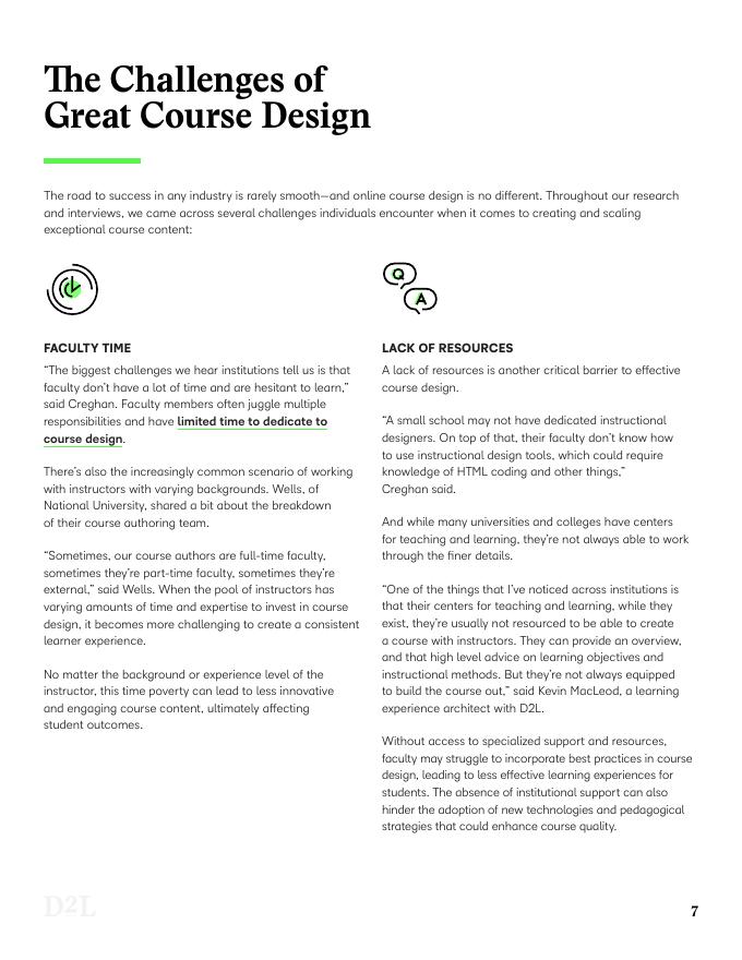 D2L：2025年在线学习的未来：如何为高等教育中的学生成功设计在线课程报告（英文版）_第7页