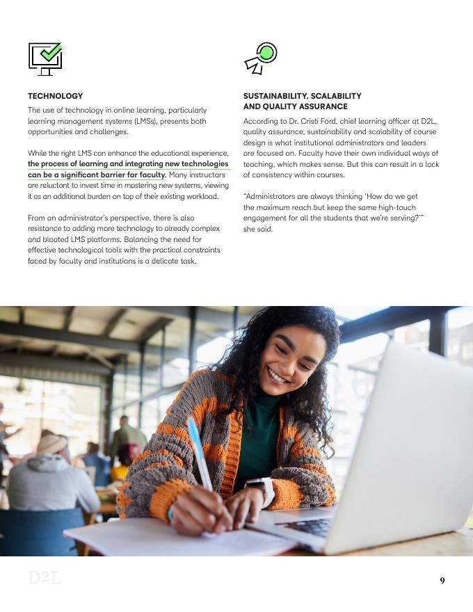 D2L：2025年在线学习的未来：如何为高等教育中的学生成功设计在线课程报告（英文版）_第9页