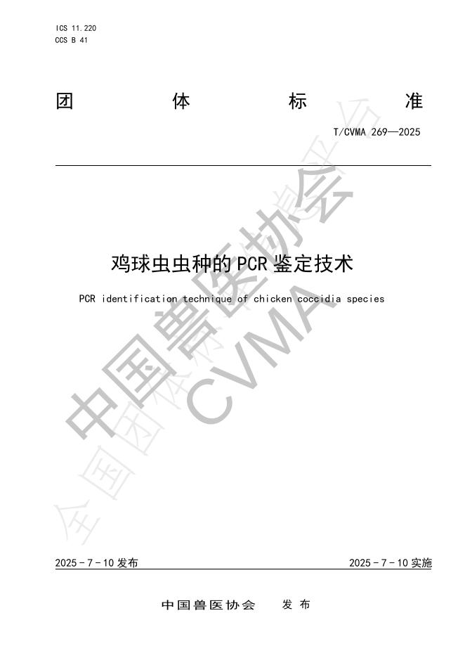 T/CVMA 269-2025 标准预览