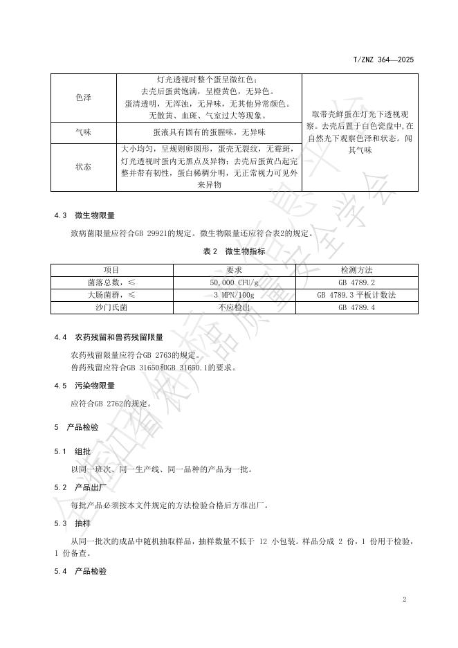T/ZNZ 364-2025 标准预览