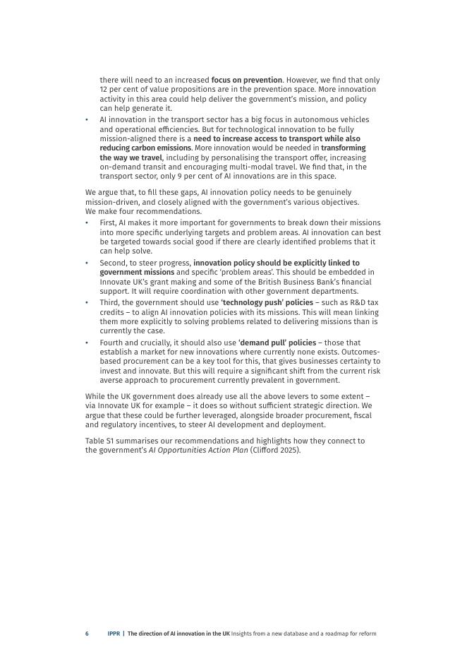 IPPR：2025年英国人工智能创新方向报告-基于新数据库的洞察与改革路线图（英文版）_第6页