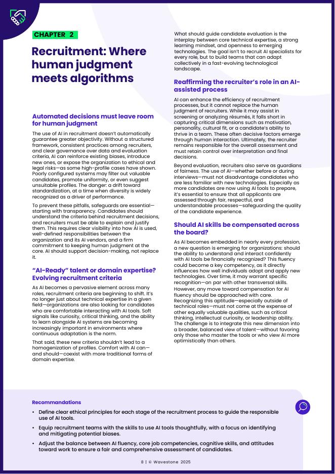 Wavestone：2025年工作与组织-人工智能正在重塑哪些方面报告（英文版）_第8页
