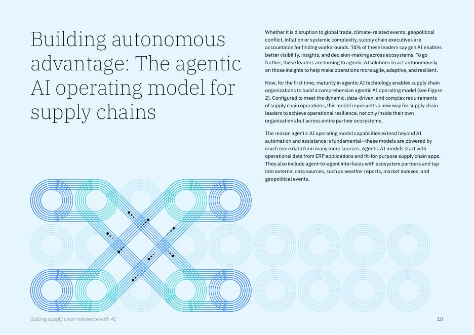 IBM：2025年人工智能助力供应链韧性提升：代理型AI赋能自主运营研究报告（英文版）_第10页