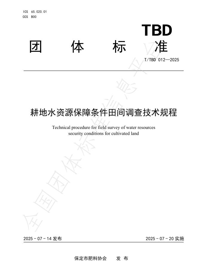 T/TBD 012-2025 标准预览
