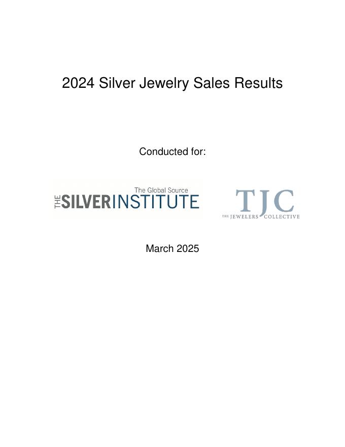 世界白银协会：2024年银饰销售结果报告（英文版）