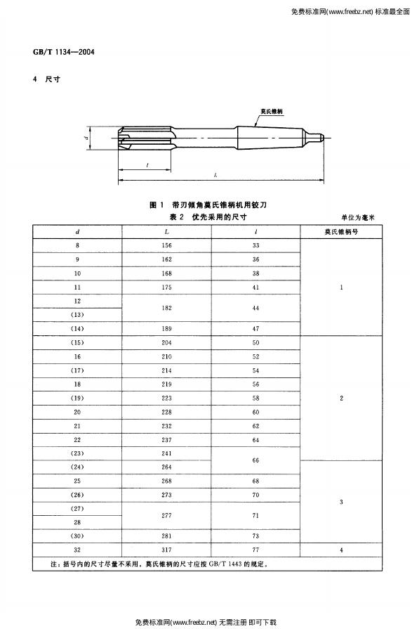 GB/T 1134-2004 标准预览