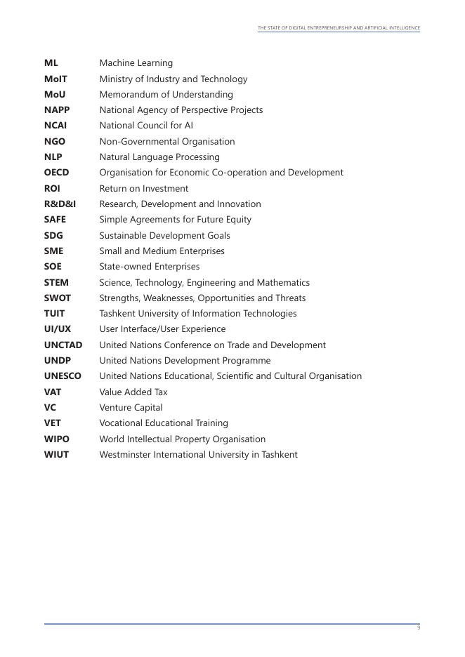 乌兹别克斯坦经济与财政部：2025年乌兹别克斯坦数字经济：数字创业与人工智能状况报告（英文版）_第9页