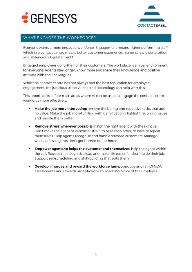 Talkdesk：2025年联系Babel：用于员工参与的人工智能报告（英文版）_第6页