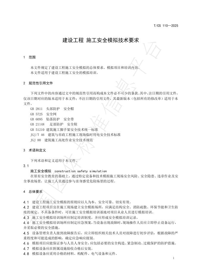 T/CS 110-2025 标准预览