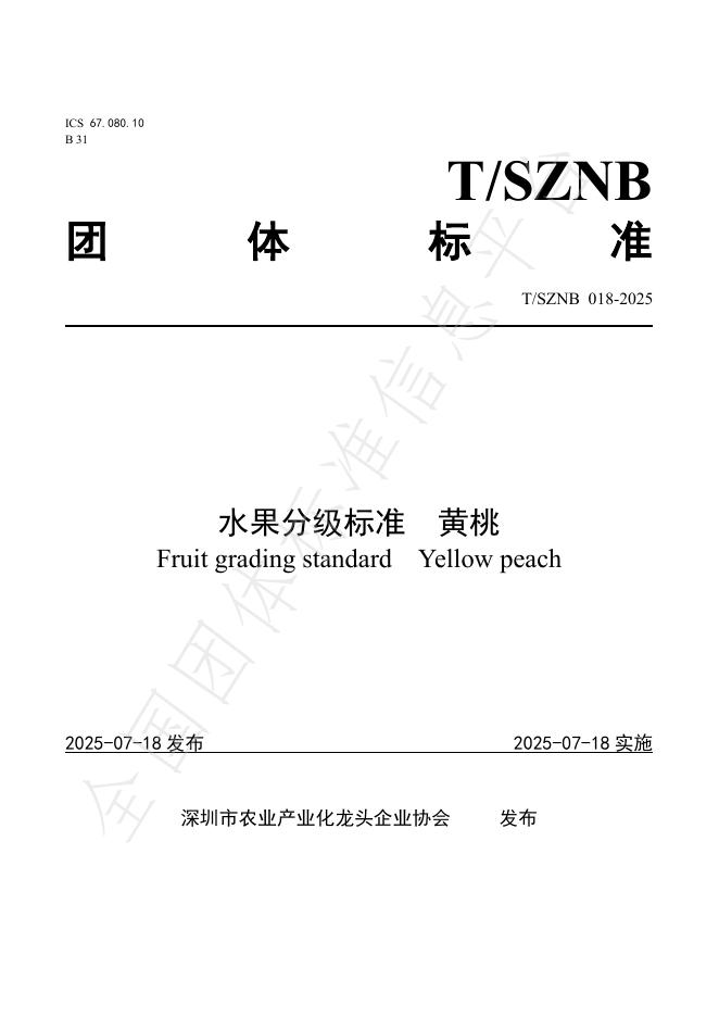 T/SZNB 018-2025 document cover