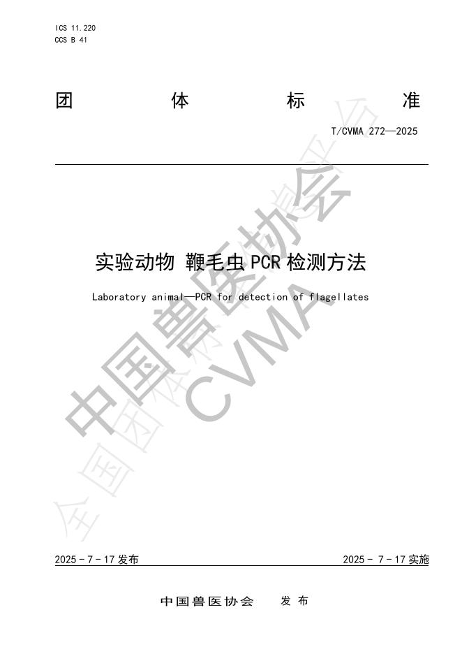 T/CVMA 272-2025 标准预览