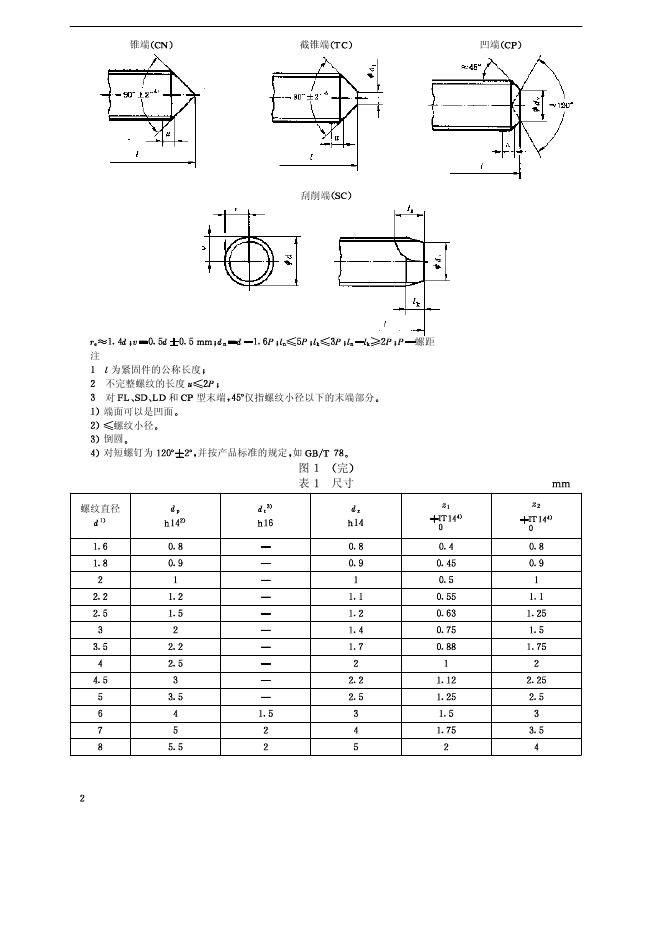 GB/T 2-2001 标准预览