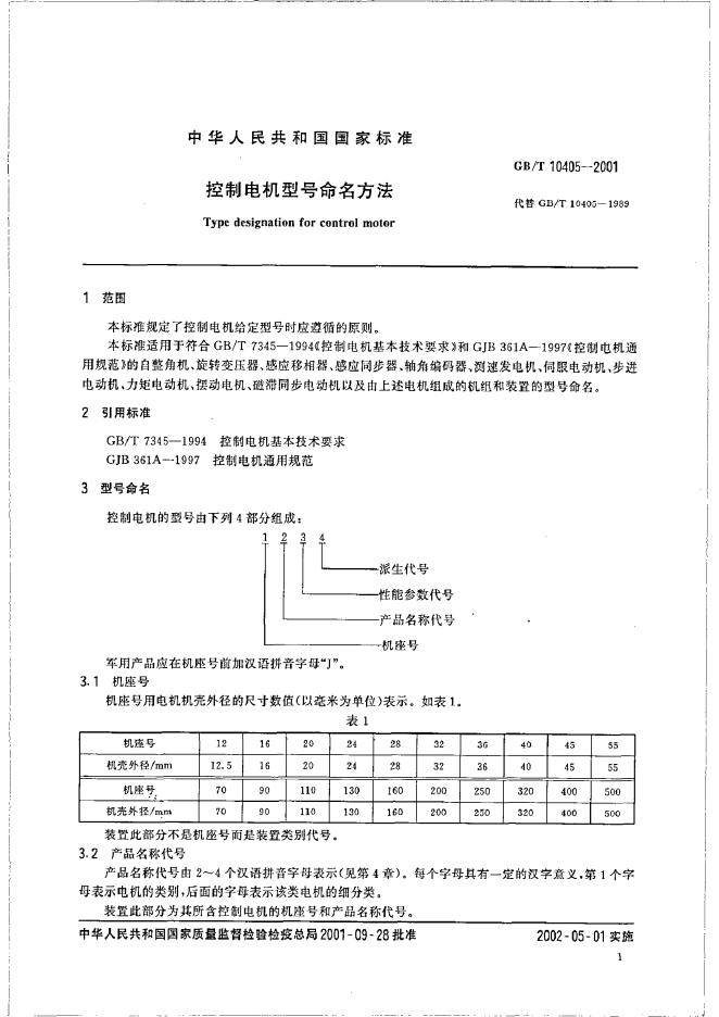 GB/T 10405-2001 标准预览