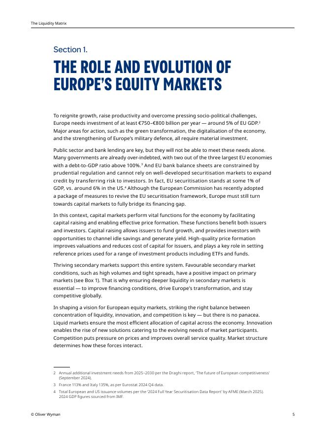 奥纬咨询&FESE：2025年流动性矩阵：欧洲股票市场碎片化问题应对策略研究报告（英文版）_第5页