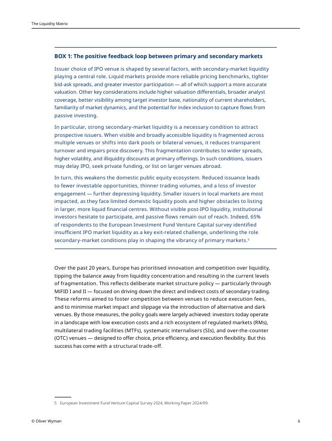 奥纬咨询&FESE：2025年流动性矩阵：欧洲股票市场碎片化问题应对策略研究报告（英文版）_第6页