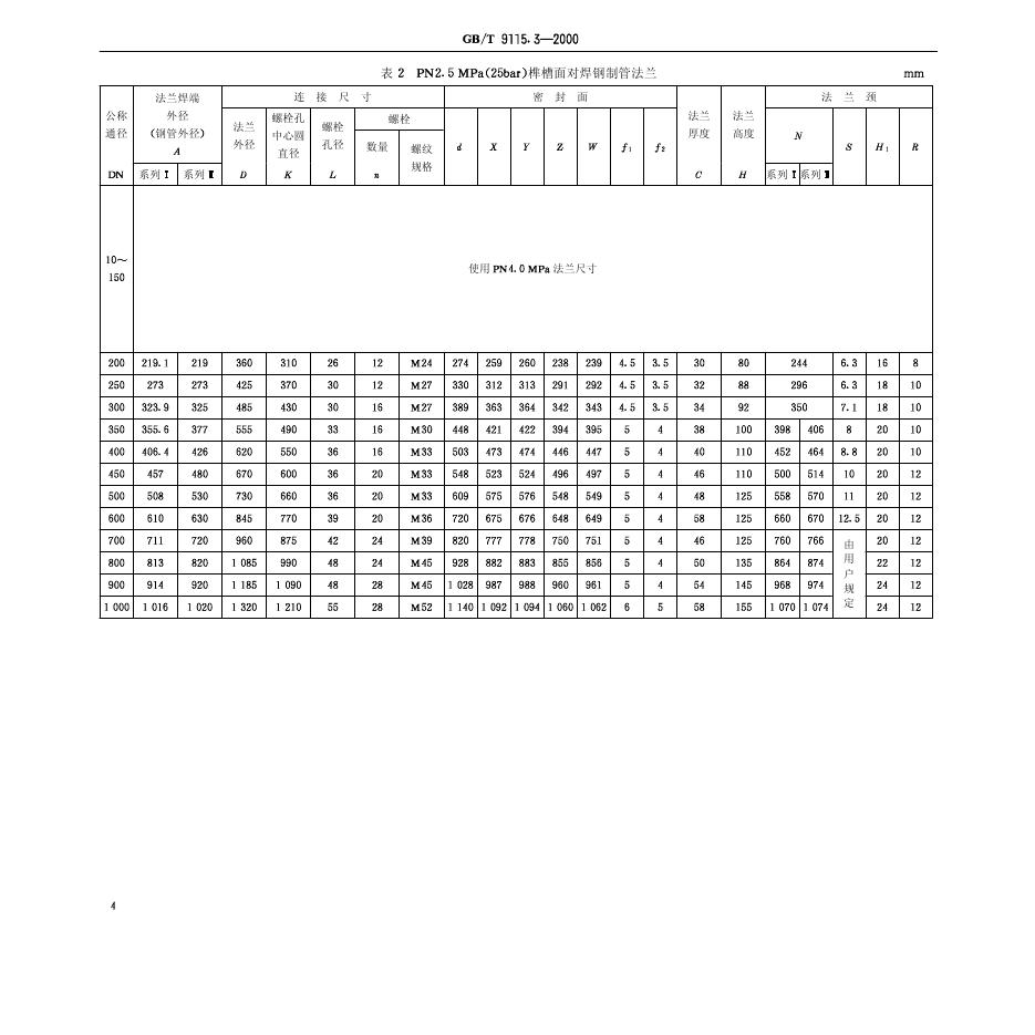 GB/T 9115.3-2000 标准预览
