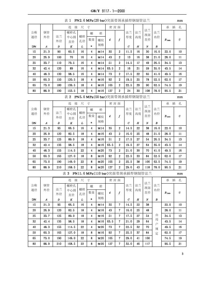 GB/T 9117.1-2000 标准预览