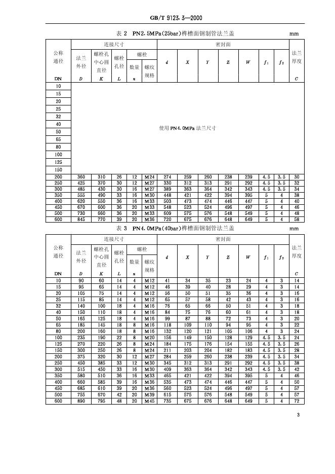 GB/T 9123.3-2000 标准预览