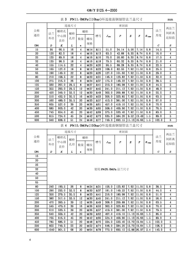 GB/T 9123.4-2000 标准预览