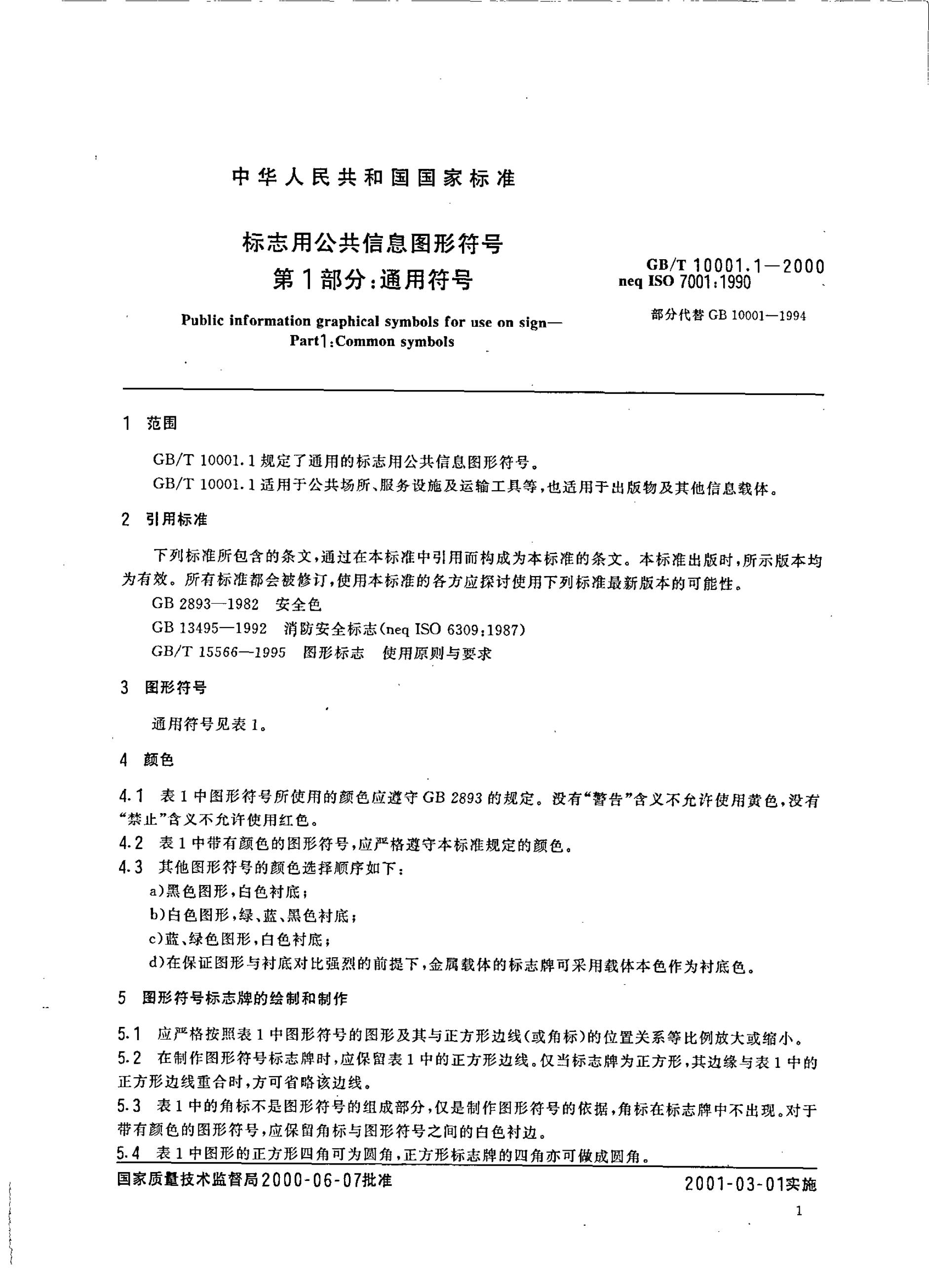 GB/T 10001.1-2000 标准预览