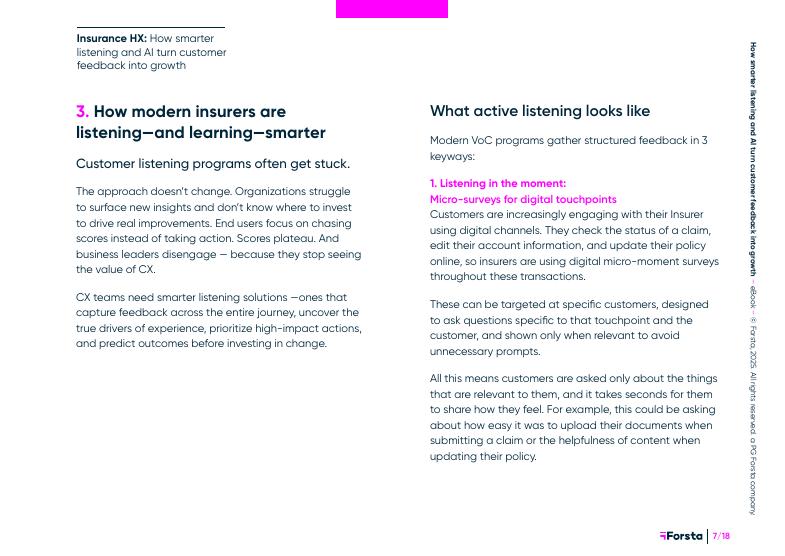 Forsta：2025年更聪明的倾听和人工智能如何将客户反馈转化为增长报告（英文版）_第7页