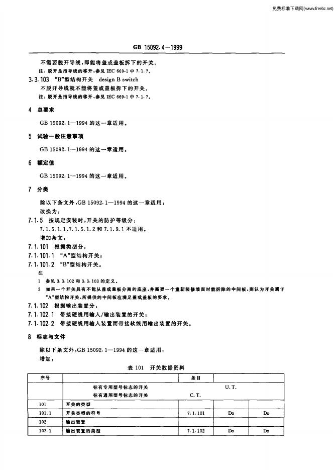 GB 15092.4-1999 标准预览
