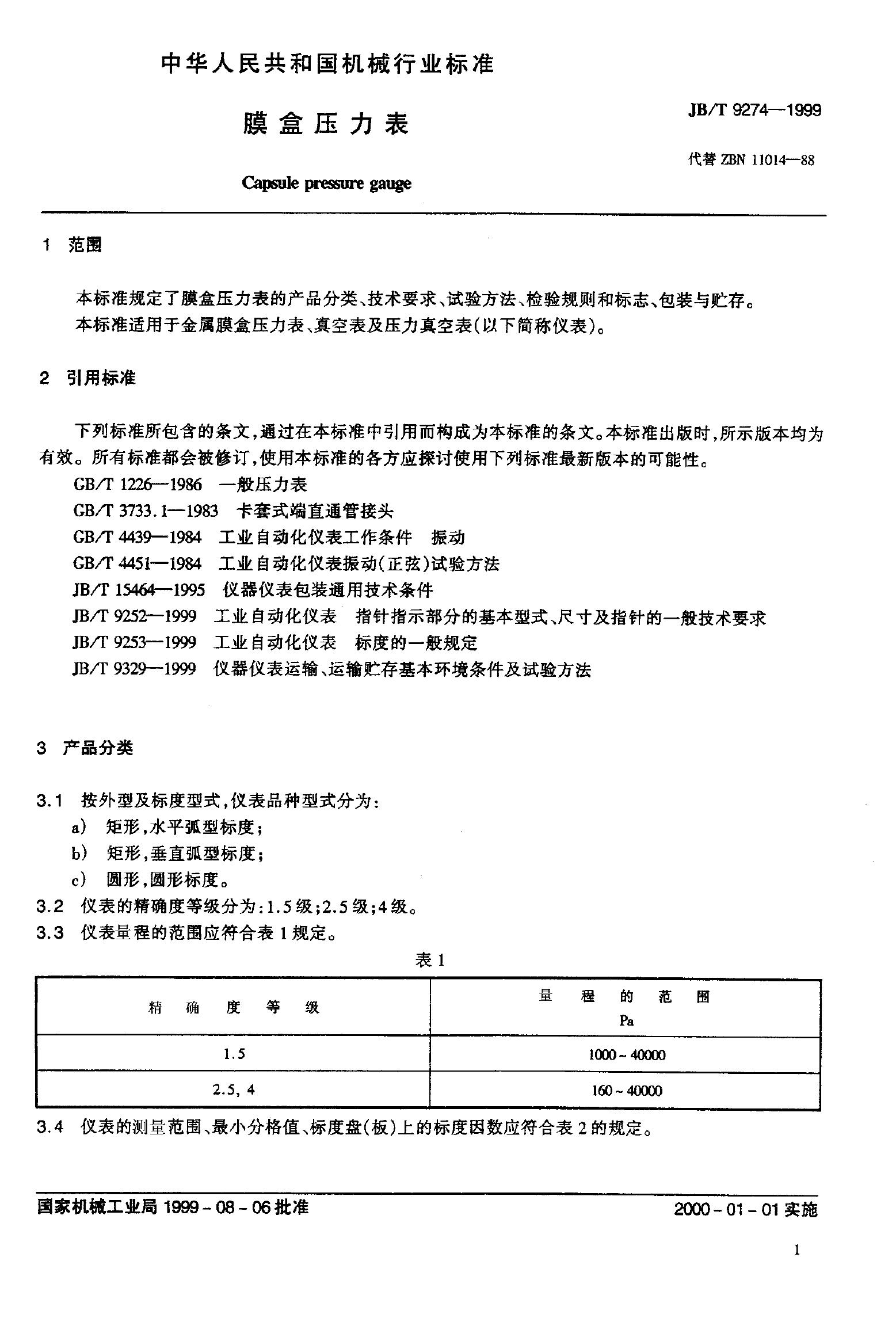JB/T 9274-1999 标准预览