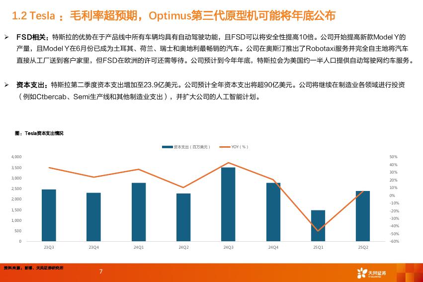 天风证券：全球AI周报：世界人工智能大会（WAIC）正式召开，谷歌财报上调全年资本支出指引至850亿美元_第7页