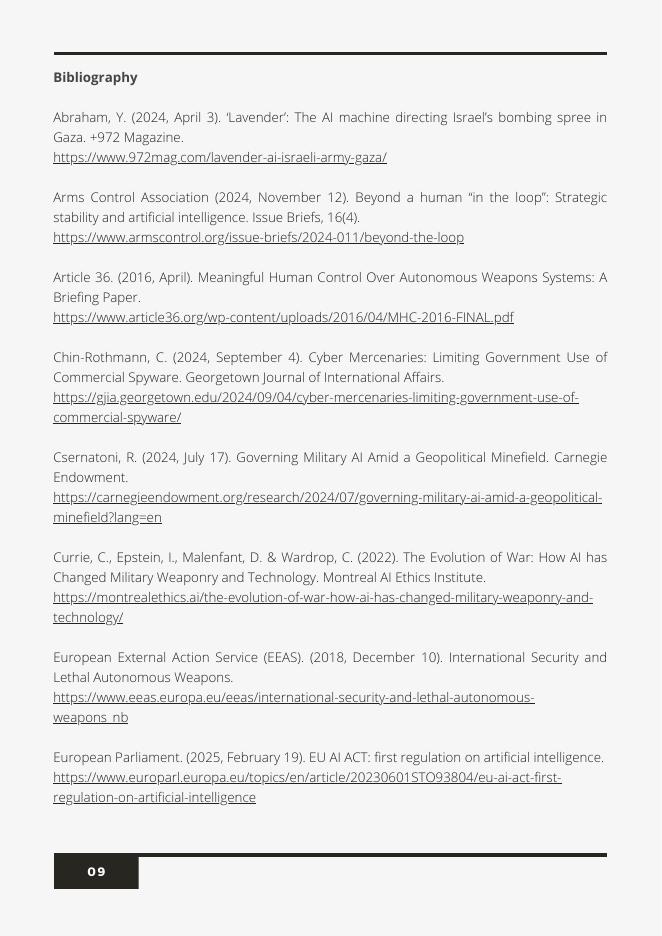 INF FLASH：2025年设定人工智能武器在现代战争形态演变中的边界报告（英文版）_第10页