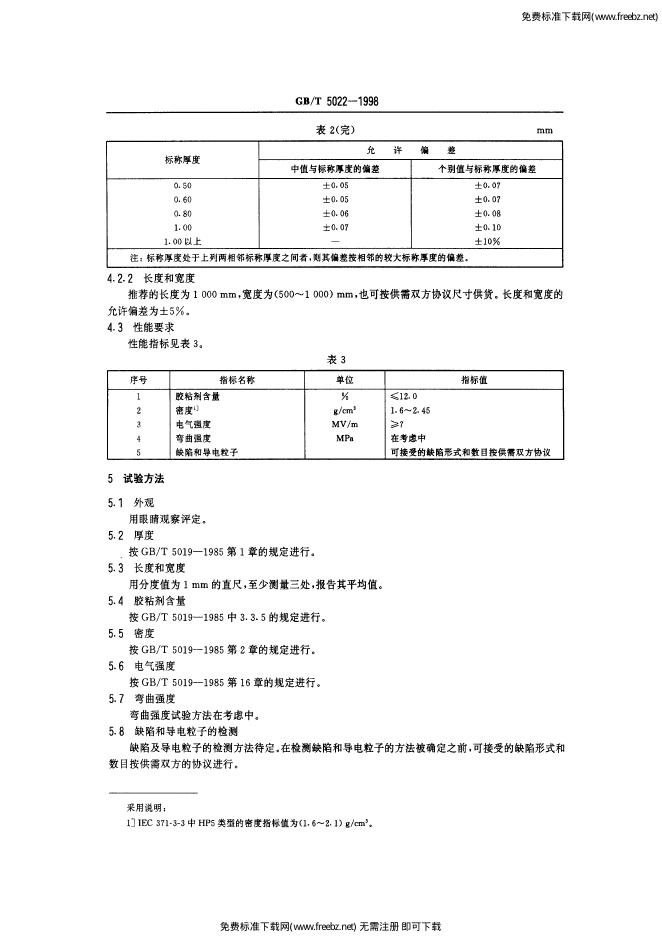 GB/T 5022-1998 标准预览