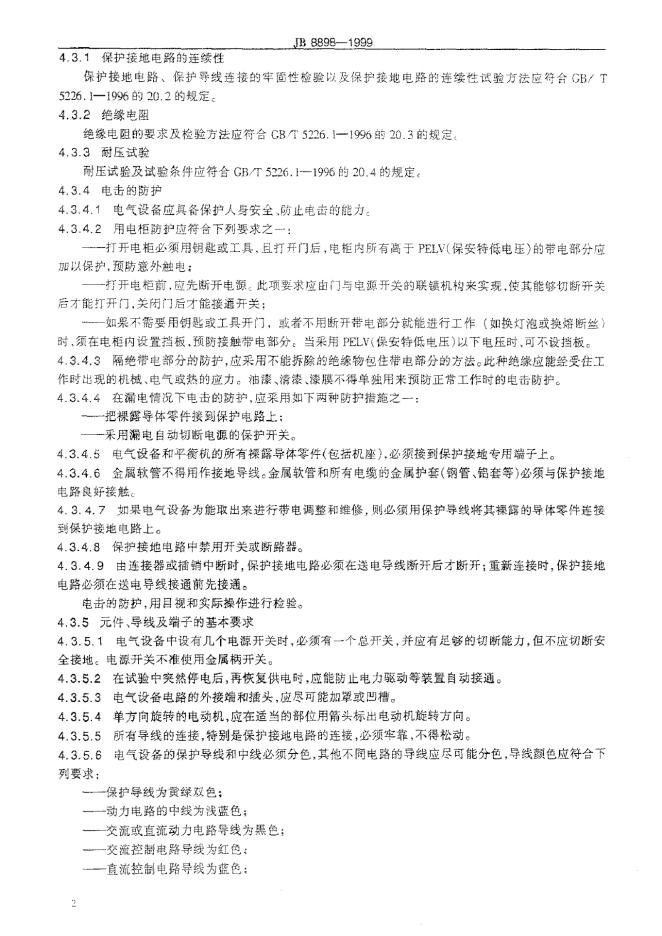 JB 8898-1999 标准预览