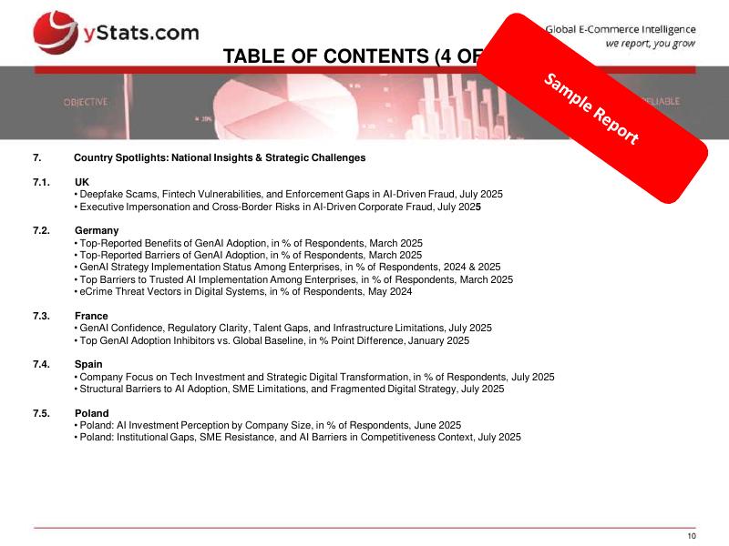 yStats：2025年欧洲支付和电子商务中的人工智能：采用差距、监管变化和关键发展报告（英文版）_第10页