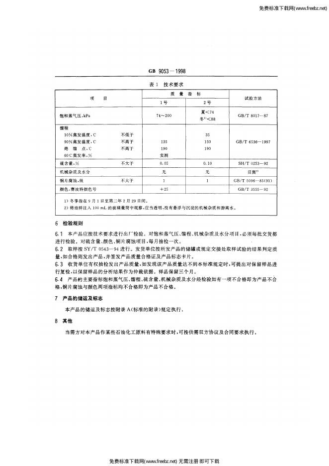 GB 9053-1998 标准预览