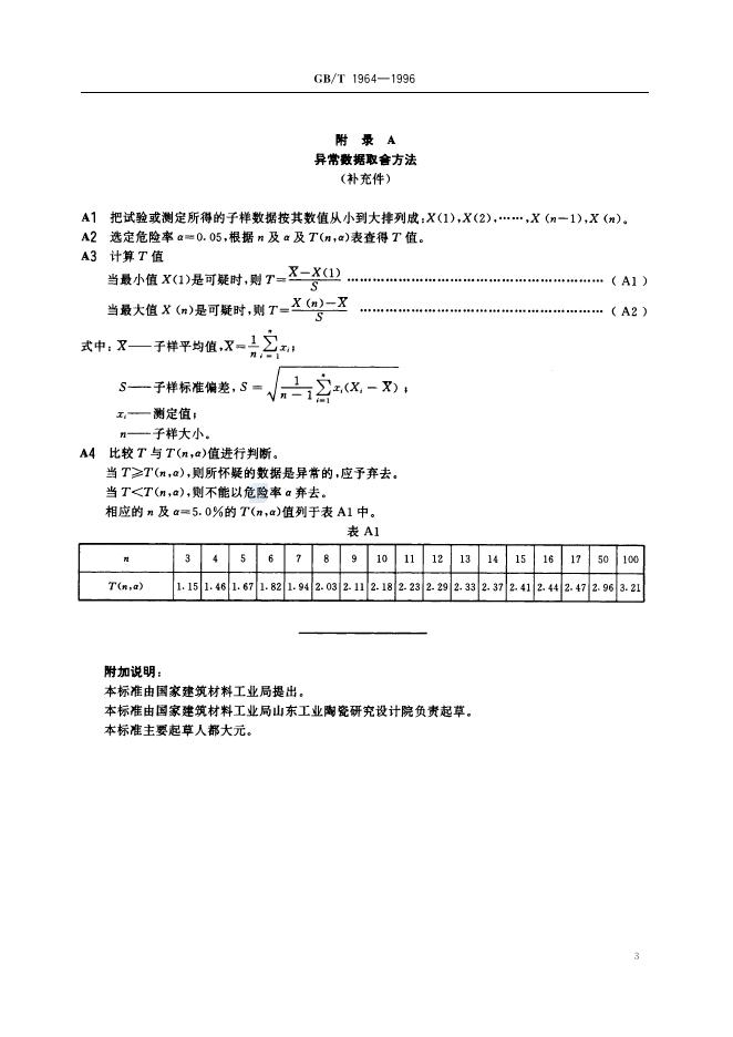GB/T 1964-1996 标准预览