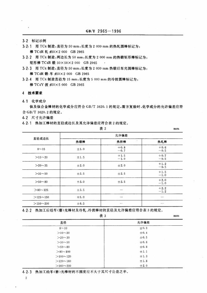 GB/T 2965-1996 标准预览