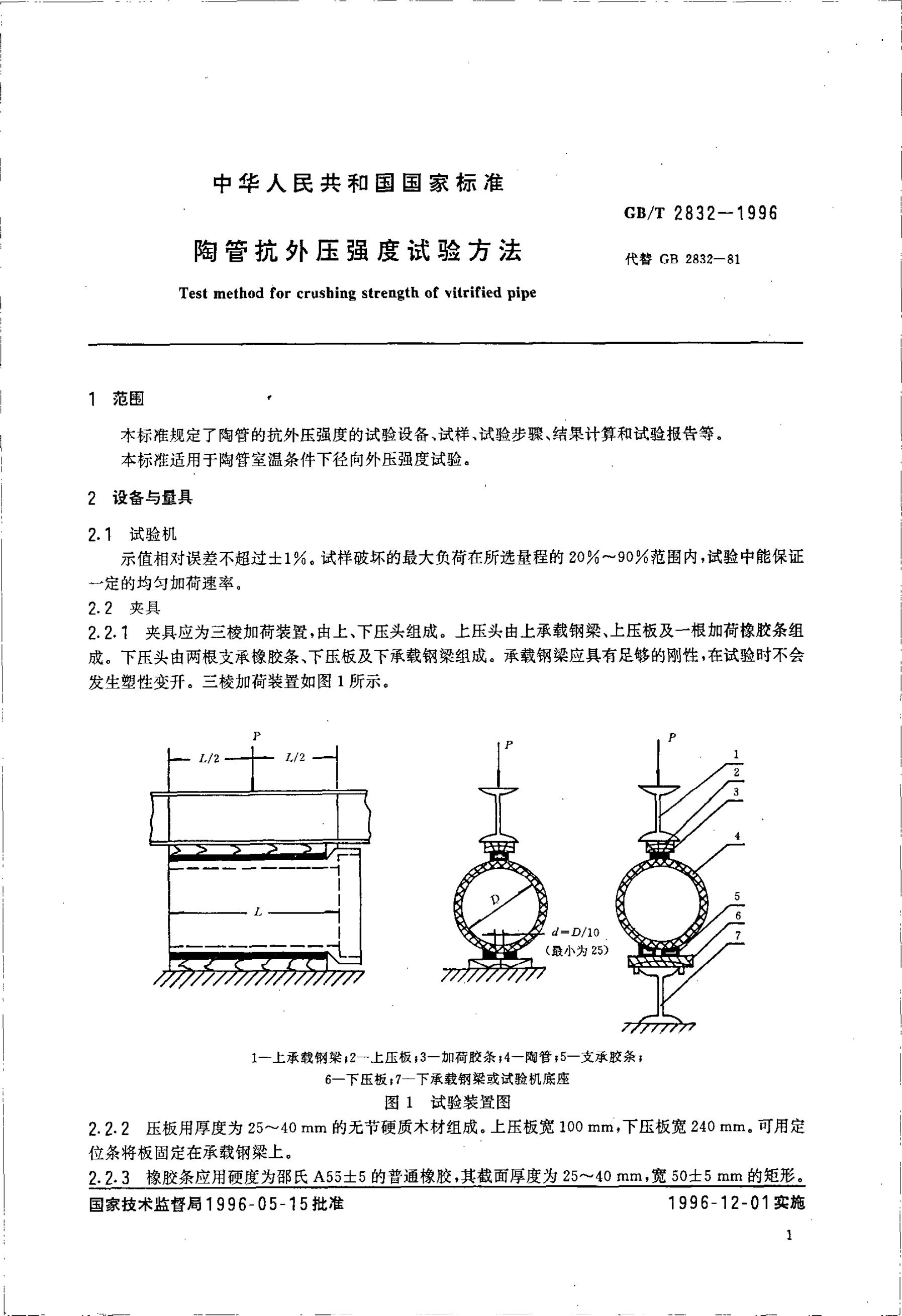 GB/T 2832-1996 标准预览