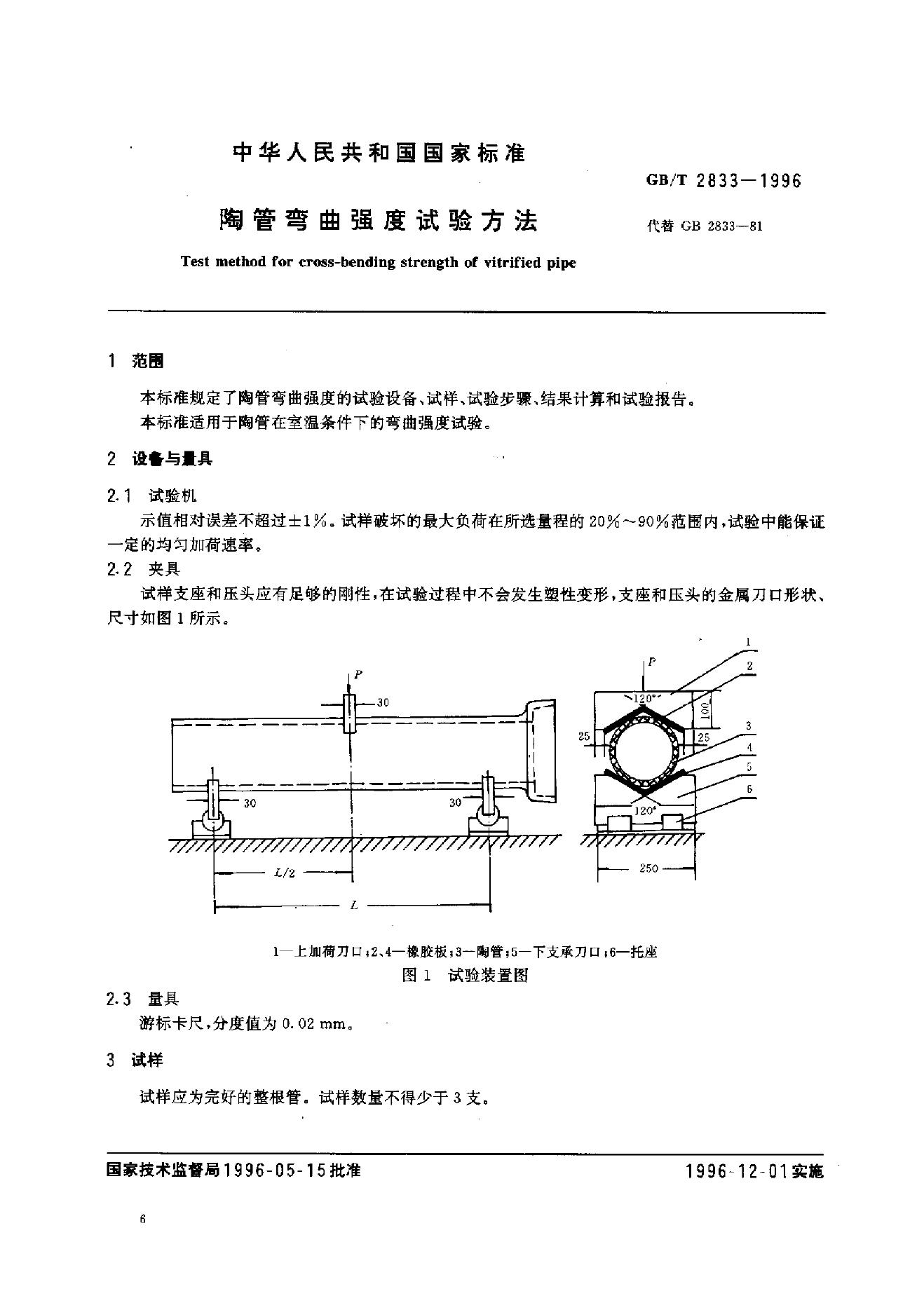 GB/T 2833-1996 标准预览