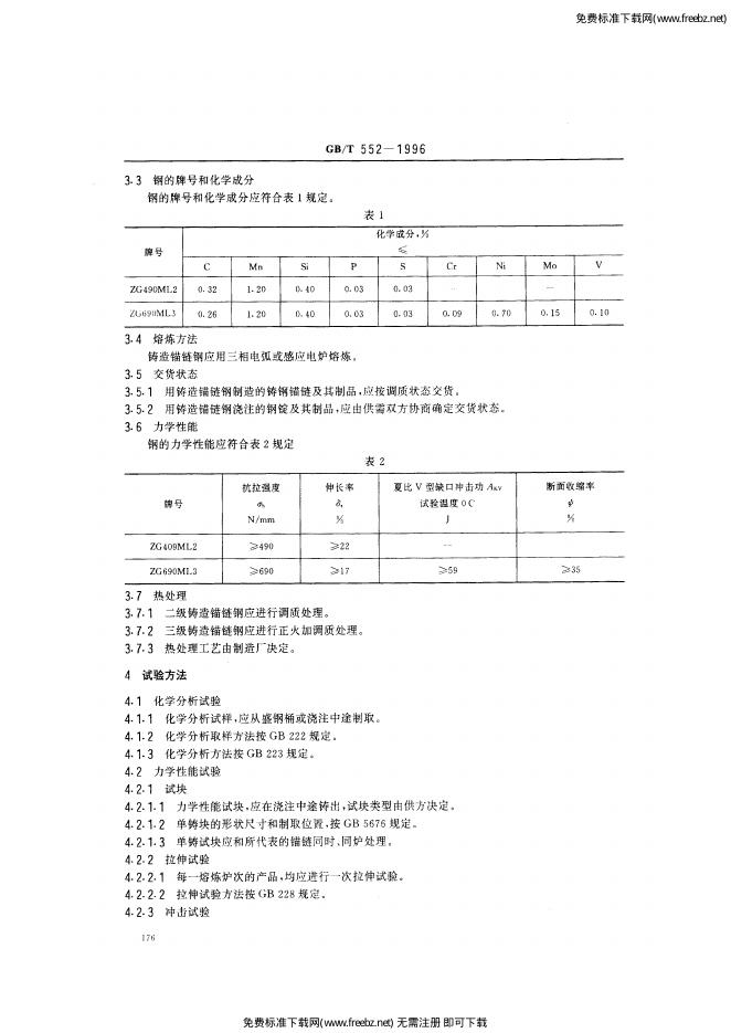 GB/T 552-1996 标准预览