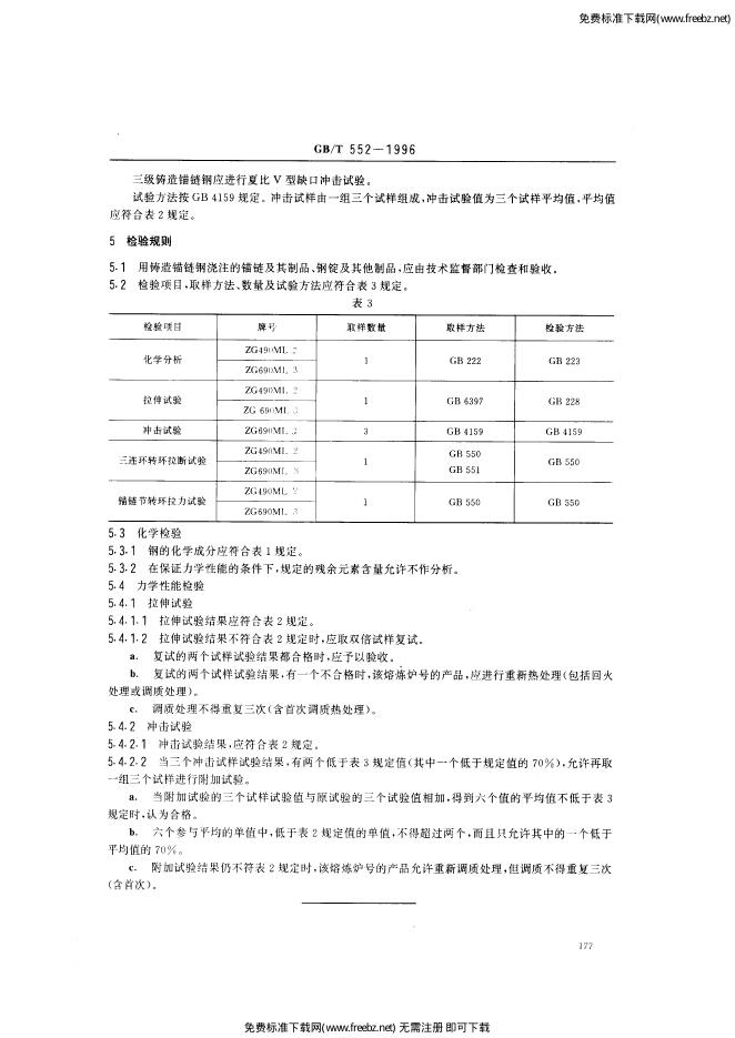 GB/T 552-1996 标准预览