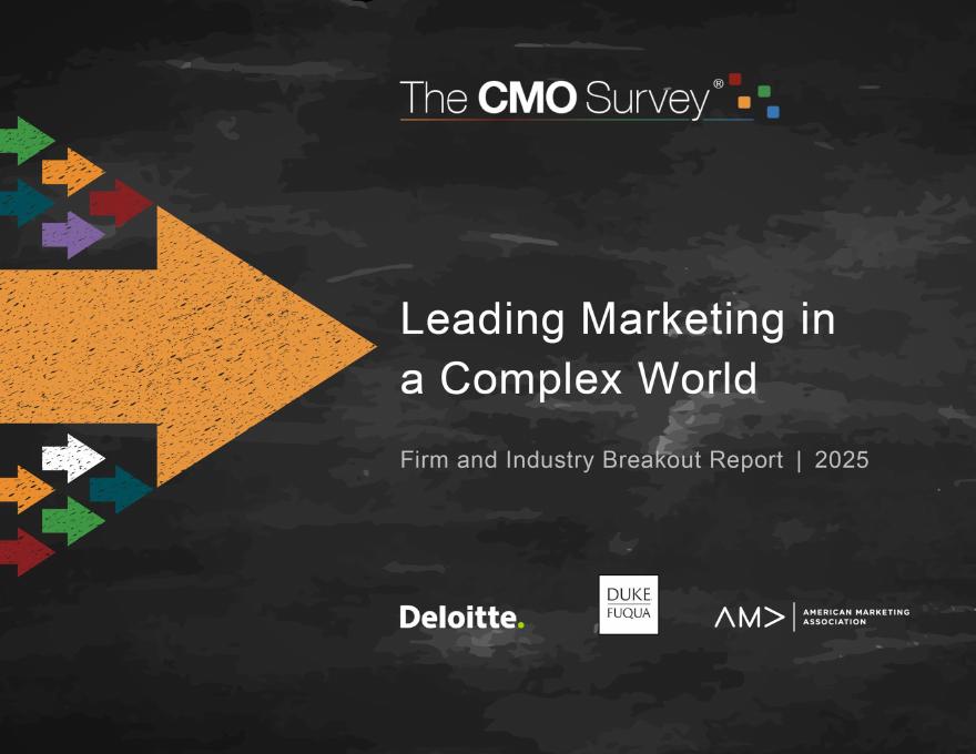 德勤咨询：2025年首席营销官调研洞察报告（英文版）海报