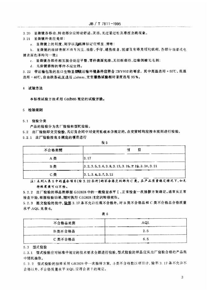 JB/T 7811-1995 标准预览