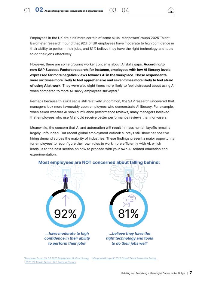 Experis：2025年未来前进：在人工智能时代构建并维持有意义的职业生涯报告（英文版）_第7页