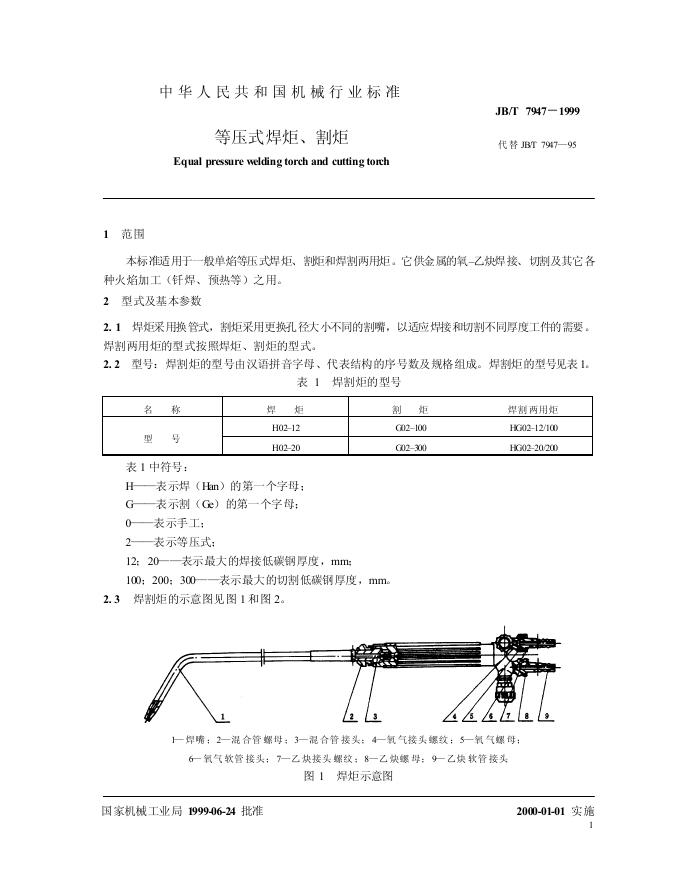 JB/T 7947-1995 标准预览