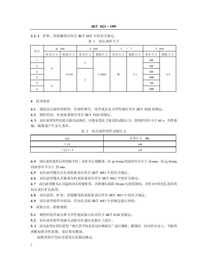 JB/T 8121-1995 标准预览