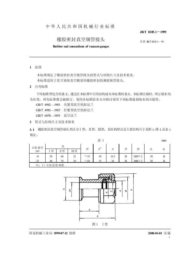 JB/T 8105.1-1995 标准预览