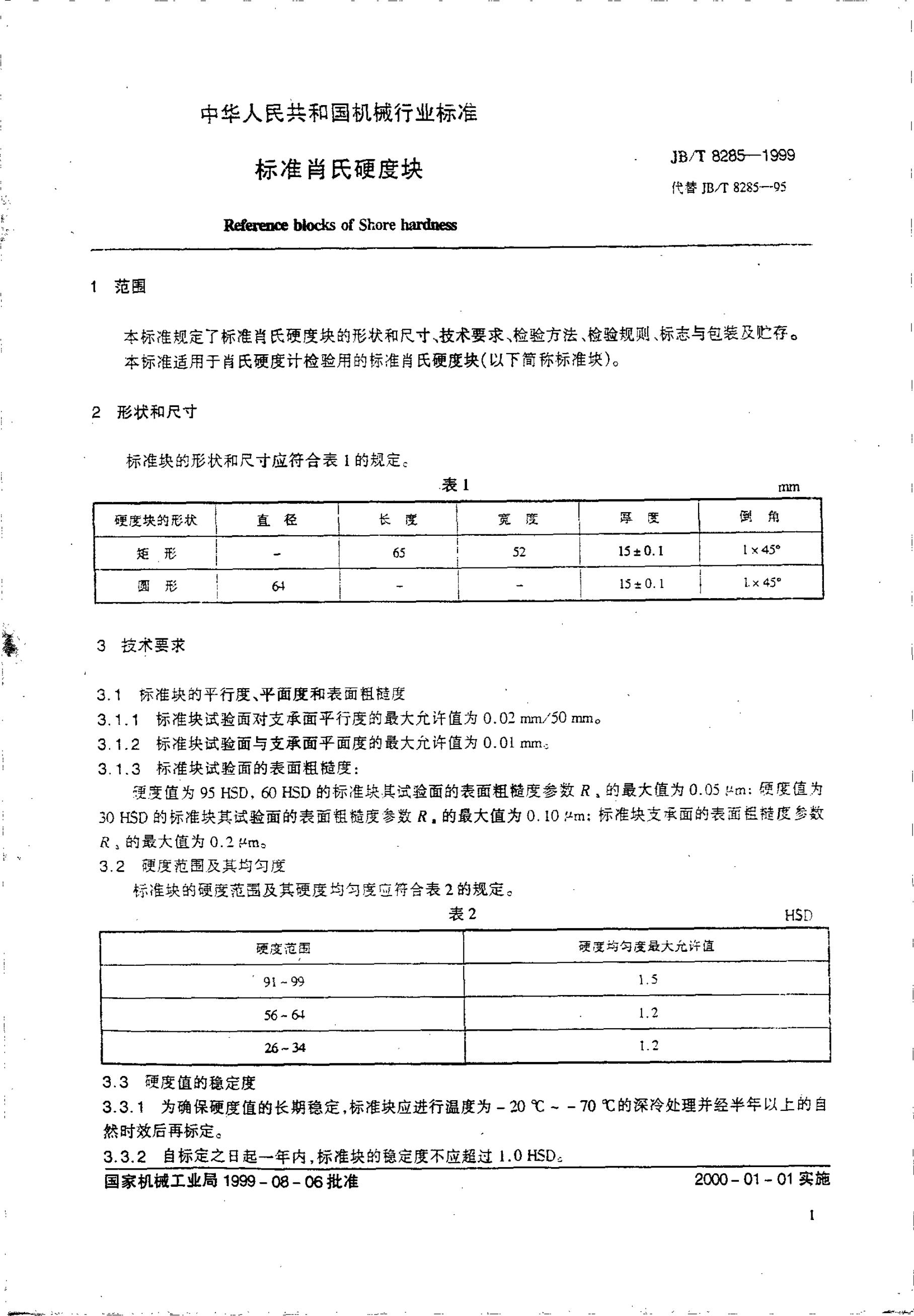 JB/T 8285-1995 标准预览