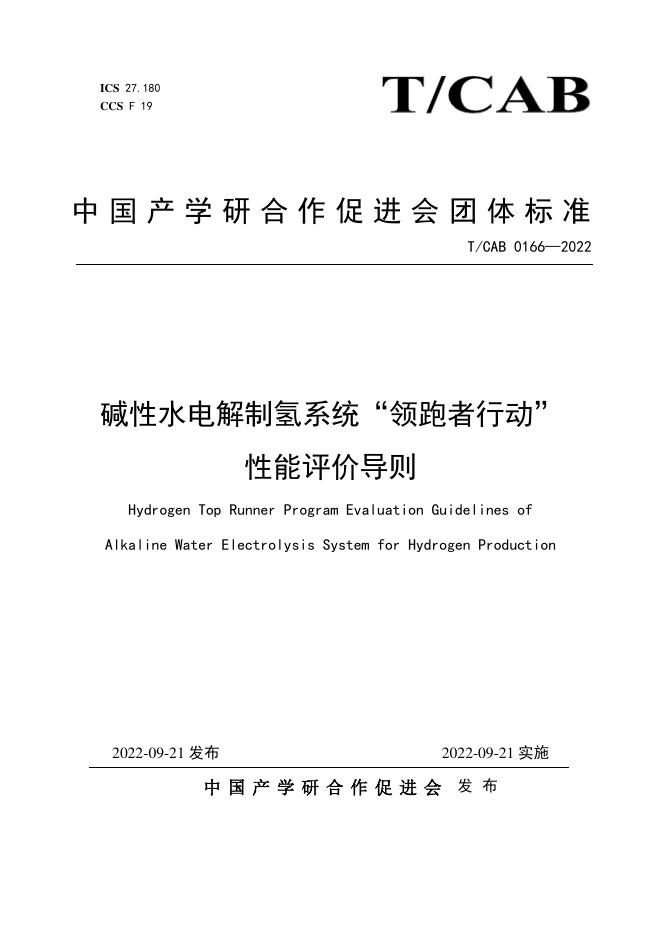 T/CAB 0166-2022 标准预览